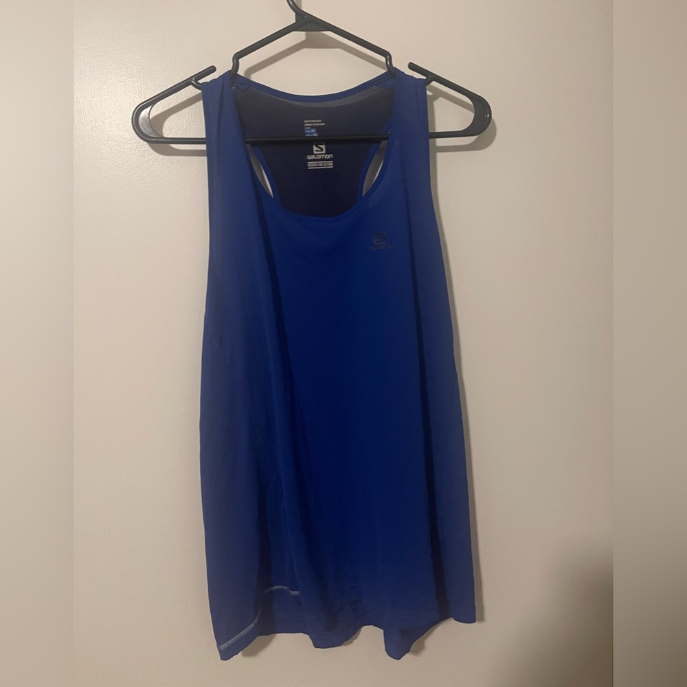 Salomon Royal Blue Performance Tank